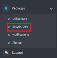 Configurer une communauté SNMP sur l'extranet de la solution de supervision Shwett
